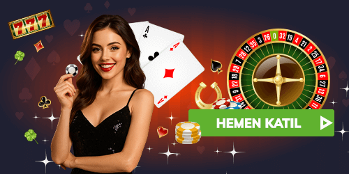 Casino krupiyesi görseli ile hemen katıl seçeneği
