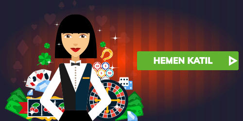 Casino görevlisi karakteri ile hızlı katılım alanı
